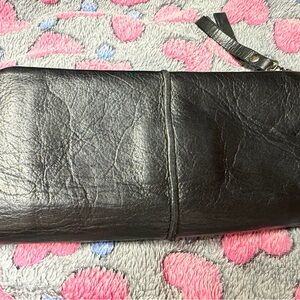 Latico Black Leather Wallet